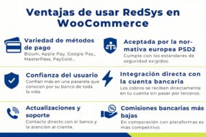 Ventajas de redsys en woocommerce