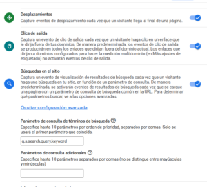 Parámetros de consulta