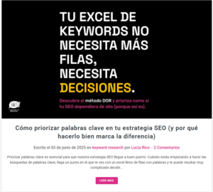 Experiencia en EEAT