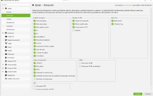 Configurar Screaming Frog