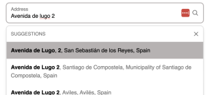 Autocompletar dirección de envío