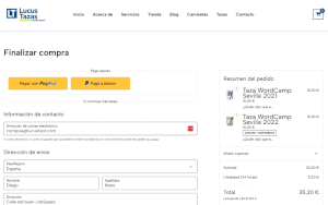 checkout por bloques