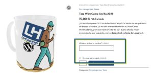 Añadir extras a productos