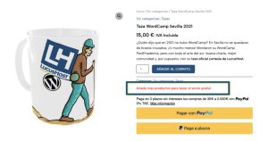 Añadir productos para envío gratis