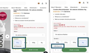 descuento volumen tienda online