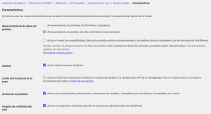 Ajustes avanzados WooCommerce Ajustes avanzados WooCommerce