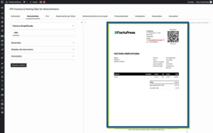 FactuPress Verifactu WordPress