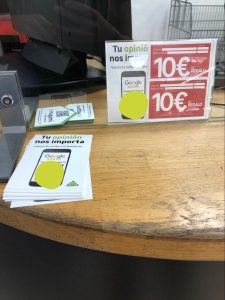 Descuentos por reseñas