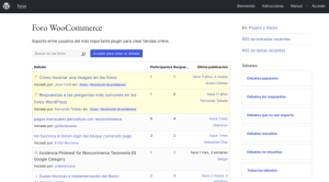 Foro WooCommerce Foro WooCommerce