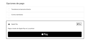 Probar Apple Pay ecommerce